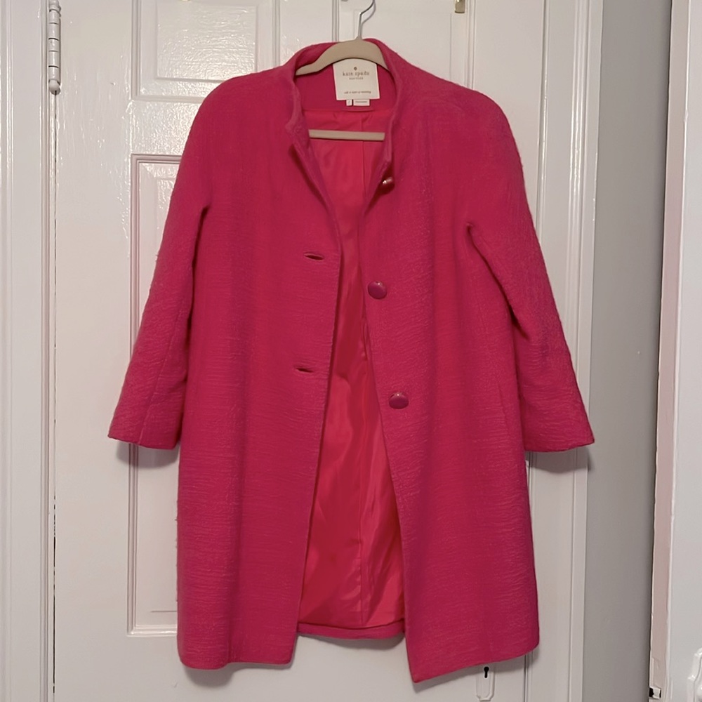 Beautiful pink coat by Kate Spade